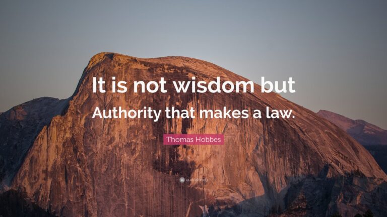 the is Not Wisdom but Authority that Makes a Law” – T. Tymoff’s